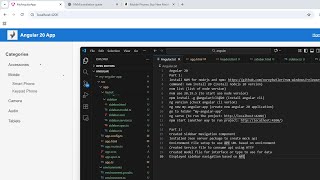 Angular 20 Project #Part2 - Create Navigation with HTTP API Service with JSON Server