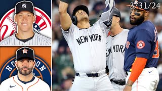New York Yankees @ Houston Astros | Game Highlights | 3/31/24