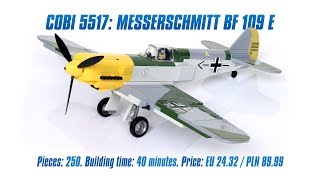 [COBI 5517] Messerschmitt Bf 109 E review \u0026 speed build