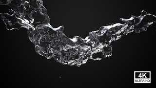 Water Flow Splash 4K | Motion Graphics - Videohive template