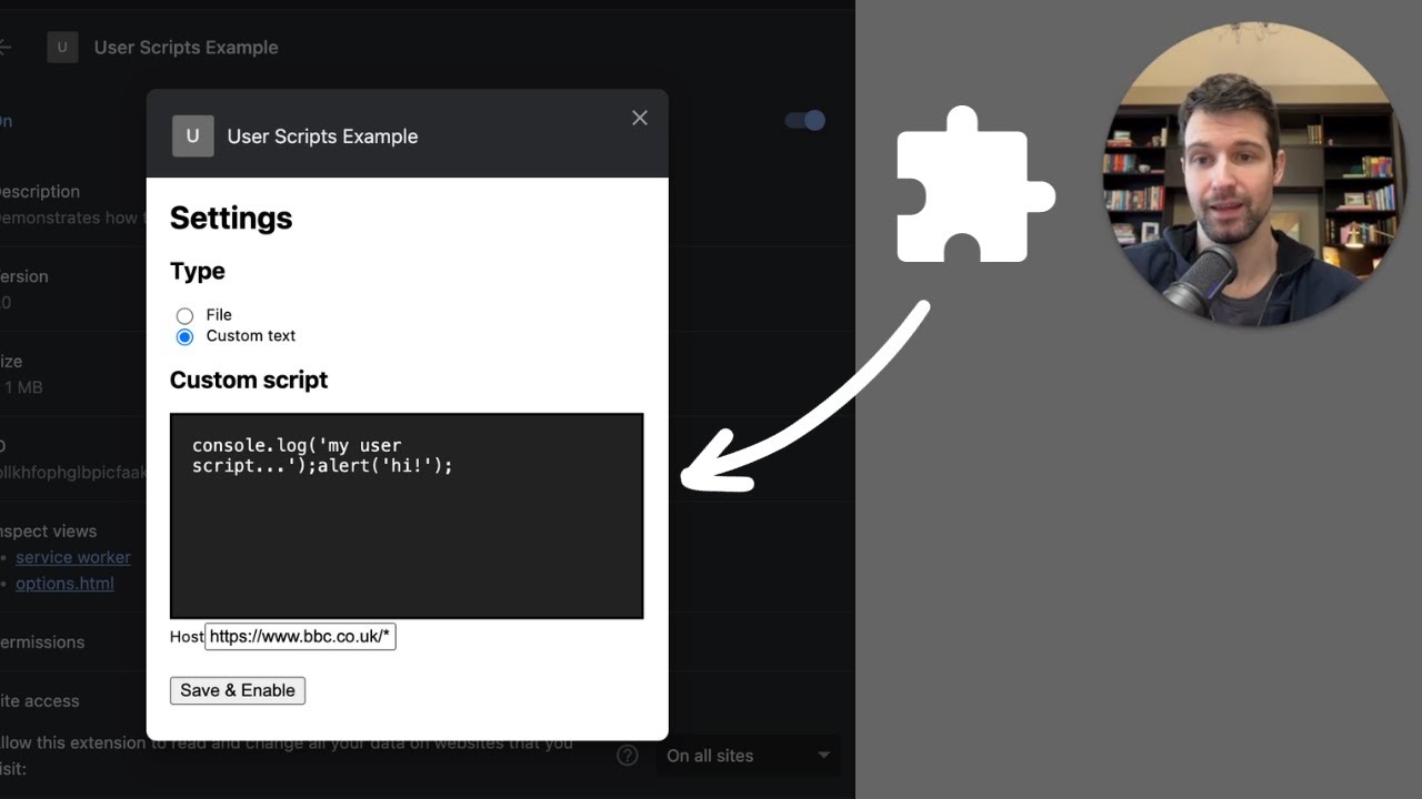 How To Use The NEW User Scripts API - Chrome Extensions - YouTube