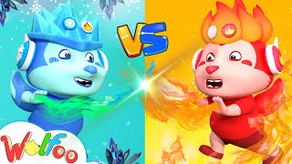 Wolfoo And Hot vs Cold Challenge With Friends - Kids Stories About Wolfoo Family | Wolfoo Kids Songs