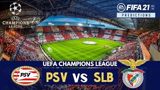 PSV vs Benfica | FIFA 21 Simulação | UEFA Champions League