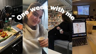 ONE WEEK WITH ME | Cosy Uni diaries ( studying, cooking, gym) سيمانة معايا في البرد ✨😍