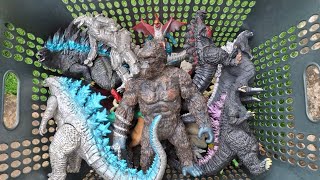 Hunting found Shin Godzilla,earth Godzilla,space Godzilla,T-rex,kong x Godzilla,all monster Godzilla