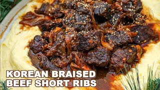 Festive Korean Braised Beef Short Ribs, Galbijjim for the Holidays