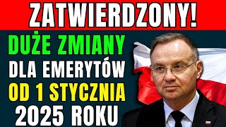 🚨UWAGA! DUŻE ZMIANY W EMERYTURACH OD STYCZNIA 2025 ROKU | CO CZEKA SENIORÓW?