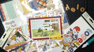 Spellbinders Simple Stories Say Cheese Classic Pooh Collection Review \u0026 Card Tutorial! Adorable!