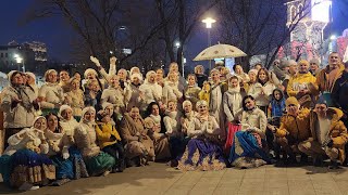 Harinama Moscow never sleeps