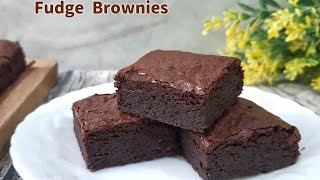 บราวนี่ฟัดจ์ น้ำตาลน้อย เนื้อหนึบ ช็อกโกแลตแลตเข้มข้น Fudge Brownies  @HiBakery