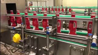 Automatic glass bottle sleeve labeling machine