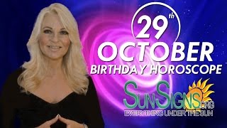 October 29th Zodiac Horoscope Birthday Personality - Scorpio - Part 1