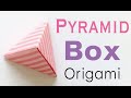Pyramid Shape Origami Paper Gift Box - Origami Kawaii〔#098〕 Pyramid Shape Origami Paper Gift Box - Origami Kawaii〔#098〕