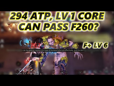 Lifeafter DH F260 With 294 Atp, F Lv 6, And Lv 1 Core Can Pass? Death High Season 17