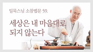 세상은 내 마음대로 되지 않는다ㅣ일묵스님ㅣ초기불교 제따와나선원 일요소참법문 59.