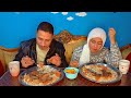 تحدي اكل اكبر صنيتين الدشاش 🔥 2 كيلو لحمه 🍖 بالبطاطس والعقاب تخليص حق 😱