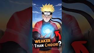 The Real reason Why Chidori is Weaker Than Rasengan in the Series!