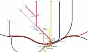 Valley Lines network map - the design process