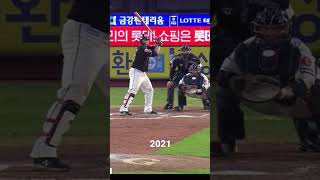 강백호 타격폼 변화 (2018~2021)