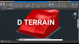 HOW TO MAKE 3D TERRAIN MODEL IN AUTOCAD 3D
