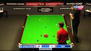 Ronnie O'Sullivan - Ahmed Saif (Full Match) Snooker Paul Hunter Classic 2013 - Round 5