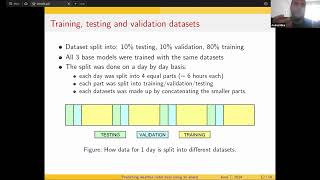 Predicting weather radar data using an ensemble of neural network models