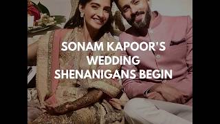 Sonam Kapoor and Anand Ahuja dance together during pre-wedding bash