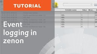 Event logging in zenon
