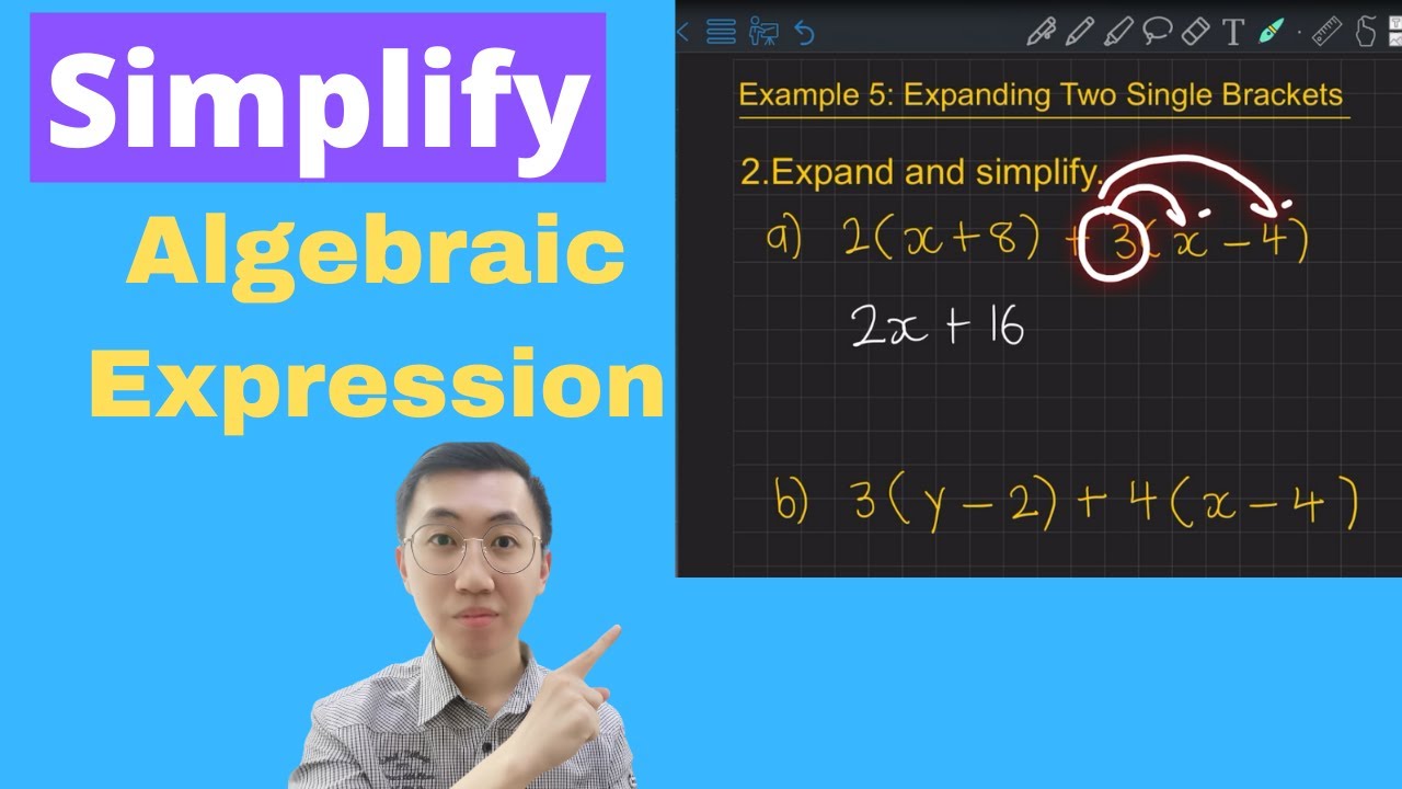 How To Simplify Algebraic Expression | Part 2 | (STEP-BY-STEP) - YouTube