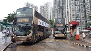 Hong Kong Bus KMB 九龍巴士 AVBWU346 @ X42C Volvo B9TL 長亨 油塘