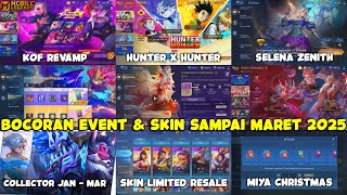 BOCORAN JADWAL RILIS EVENT \u0026 SKIN DES - MARET 2025 MOBILE LEGENDS!