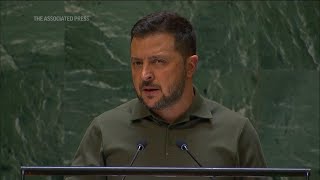 Ukraine's Zelenskyy chides Russia in UNGA address