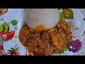 How to cook Okra and Palm/Red Oil Sierra Leone style