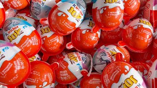 Yummy 75 Kinder JOY opening - A lot Of Candy