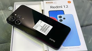 Redmi 12 Black Unboxing, First Look \u0026 Review 🔥| Best Budget smartphone under 10000 | Redmi 12 Price