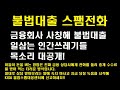 신한금융 등 금융회사 사칭해 불법대출 스팸전화하는 사기꾼들 실제 목소리 대공개