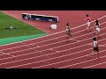 【男子a110mjh決勝】 20200704 福岡県高等学校陸上競技学年別大会 中部ブロック 博多の森陸上競技場