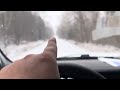 driving review falken wildpeak a t4w in some light on road snow