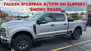 Driving Review: Falken Wildpeak A/T4w in some light on road snow