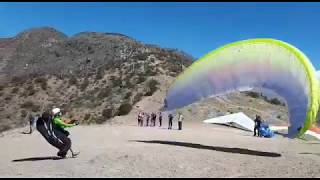 Despegue Famatina Instructor Juan Otado - Alto Valle Parapente