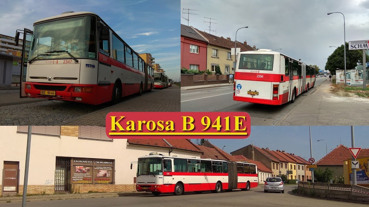 Autobusy Karosa B941E V Brně (vzpomínkové Video / Tribute) - YouTube