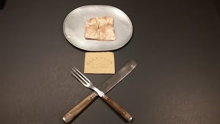 1863 American Civil War Hardtack Oldest Cracker Ever Eaten Military MRE Food Review Tasting Test