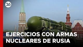 ⚠️ RUSIA ADVIERTE: Los ejercicios con armas nucleares están relacionados con Ucrania