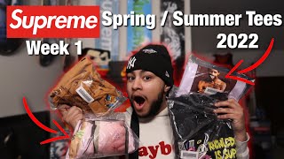 SUPREME WEEK 1 UNBOXING!!! | SUPREME SS22