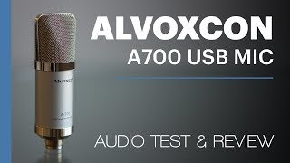 Alvoxcon A700 USB Condenser Mic - Audio Test \u0026 Review