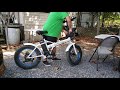 i get an ecotric folding fat tire ebike for trail riding and camp crawling.