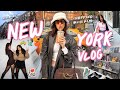 NYC Travel Vlog: Exploring the City, Shopping, and Podcasts!!