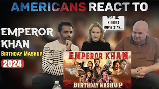 Americans React to The Emperor Khan Birthday Mashup 2024 | Tribute to Shah Rukh Khan!