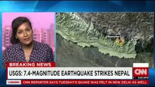 CNN REPORT : New 7.4 Earthquake in Nepal