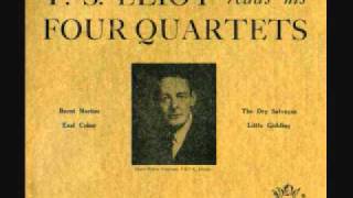 T S Eliot reads his Four Quartets